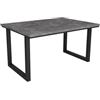 Skraut Home - Tavolo da Pranzo | Cucina, Sala da pranzo | 140 | Per 6 ospiti | Tavolo Cucina | Stile industriale | Cemento