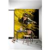 Komar Marvel - Carta da parati fotografica in tessuto non tessuto, motivo: Loki Yellow Dust, dimensioni 200 x 250 cm, per cameretta dei bambini