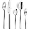 PW Paul Wirths Pure - Set di posate per 12 persone, 60 pezzi, posate in acciaio inox lucido 18/10, posate lavabili in lavastoviglie, posate per 12 persone contemporanee e senza