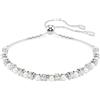 SWAROVSKI BRACCIALE MATRIX BIANCO, CRYSTAL PEARL PLACCATO RODIO