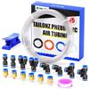 TAILONZ PNEUMATIC chiaro 6 mm OD 4 mm ID poliuretano PU tubo flessibile aria Kit 10 metri 32.8ft