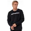 Alpinestars Linear Crew Fleece V3 Felpa Senza Cappuccio Uomo Stile Sportivo Nero/Bianco XL