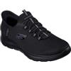 Skechers Summits High Range, Sneaker Uomo, Nero (Black Mesh Trim Black), 42 EU
