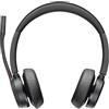 Hp Poly POLY Cuffie Voyager 4320 USB-A certificate per Microsoft Teams + dongle BT700