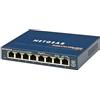 NETGEAR Switch di rete Gigabit a 8 porte GS108 | Switch Ethernet | Splitter Ethernet | Plug-and-Play | Funzionamento silenzioso | Montaggio su desktop o a parete