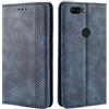 HualuBro Cover per OnePlus 5T, Flip Case in PU Pelle Premium Portafoglio Cover [Funzione Stand] [Slot Carte] Leather Wallet Phone Custodia per OnePlus 5T 2017 (Blu)