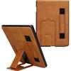 kwmobile Custodia eReader Compatibile con Pocketbook InkPad 4 Case - Cover eBook - con Stand Pieghevole Chiusura Magnetica - con Cinturino Mano - in Pelle PU