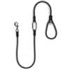 ハイファイブドッグス High5Dogs, Guinzaglio in Nylon Resistente per Cani, 140 cm, Design Elegante e Confortevole, Clip Robusta per Un Fissaggio rapido, Ideale per Passeggiate, Nero, 7 mm, Modello Leisure Clic