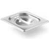 Ristotecno Coperchio inox per bacinelle Gastronorm (per tutti i formati GN) - GN 1/6