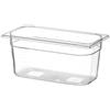 Ristotecno Bacinella Gastronorm GN 1/3 in policarbonato trasparente (cm. 32,5x17,6) - 15 cm