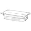 Ristotecno Bacinella Gastronorm GN 1/4 in policarbonato trasparente (cm. 26,5x16,2) - 6.5 cm
