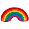MIJOMA Cuscino peluche Pride, colori arcobaleno per eccellenza, 100% poliestere, stampa double face, perfetto per diffondere gioia (arcobaleno)