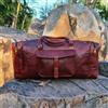 Fatto a mano Borsa da notte uomo 25" unisex in pelle leggera vintage borsone viaggio palestra