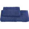 Baroni Home Set Asciugamani Viso e Ospite, 100% Cotone, Asciugamani Bagno, 55x100 cm e 40x50 cm Azzurro