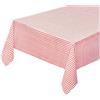 emmevi Tovaglia Cucina Antimacchia Plastificata Cerata Felpata Copri Tavolo Quadretti Rossi 140x160 Cm
