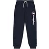 Champion Legacy Boy-Big Logo Sweatpants Pantaloni da Tuta, Blu (Bs501), 5-6 Anni Bambino