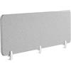 Beliani Pannello Divisorio Fonoassorbente in PET 180 x 40 cm Grigio Chiaro