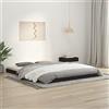 YUOTYRKTEJRSG letto matrimoniale basso,letto matrimoniale 200x220,Giroletto Nero 150x200cm Legno Massello di Pino 5FT King SizeAdatto per camera da letto, soggiorno, balcone