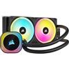 CORSAIR Dissipatore A Liquido Corsair iCUE LINK H100i RGB 240 mm Nero