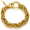 Giovanni Raspini / Catene / bracciale maglia bizantina / argento dorato - 8156