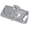 medisana Hp 622 Cuscino Riscaldante per Collo e Spalle, Mantella Riscaldante Elettrica, Protezione Contro il Surriscaldamento e Spegnimento Automatico, 6 Livelli di Temperatura, Lavabile, Grigio