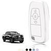 TOOMUME Cover Chiave TPU, Custodia Chiave Adatto per Ford Ranger Raptor Mondeo Mustang Edge Ecosport Custom Kuga Fiesta Focus Transit S-Max, Copri Chiavi Guscio Chiave Auto Telecomando - Smart Key