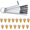 Haishine Set di Dadi per Bulloni Della Sella Della Moto con Kit di Dadi Compatibile per Harley Sportster Dyna Touring 1996-2023