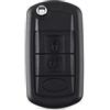 PHONILLICO Custodia chiave per Range Rover Sport Discovery 3 Land Rover - Chiave a scatto telecomando a 3 pulsanti