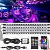 Striscia LED Neon Per Auto 5m - Luci Interni Flessibili Con Alimentazione USB, Multicolore - Foto 3