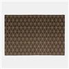 DEGHI Tappeto da esterno 300x200 cm losanga antracite e beige