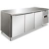 Klimaitalia Tavolo refrigerato ventilato Modello SNACK3100TNF Tre porte Capacità Lt. 386 Temp.°C. -2/+8 Dim. cm L.179.5 P.60 H.86
