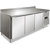 Klimaitalia Tavolo refrigerato ventilato con alzatina Modello SNACK3200TNF Tre porte