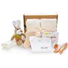 NLEYYAO Set Regalo Neonato Maschio e femina, con kit capelli - peluche- body