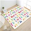 Skrsila Tappetino da Gioco per Bambini Pieghevole Tappeto XPE Tappetino per Gattonare, Reversibile, Non Tossico, Impermeabile, Antiscivolo, senza BPA, 150 x 180 x 0,5 cm