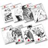 Pigna, Maxi Quaderno Manga, f.to A4 21x29,7 cm., pagine 80 + risguardo, carta 80 g/m², interno 0Q, Quadretto 5 mm con Margine, Copertine Assortite, 10 pezzi