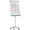 Franken FC41 - Lavagna mobile a fogli mobili, 67 x 95 cm, superficie d'appoggio x 55 cm, colore: Grigio chiaro