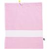 Filet - Sacchetto Asilo con stampa a Quadretti Vichy Rosa |Inserto a fascia in Tela Aida personalizzabile | Misura 42 x 34 cm | 100% Realizzato in Italia con materiali di alta qualità