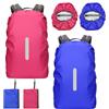 MIPIACE Copri Zaino per Pioggia con Strisce Riflettenti (30L-40L) Copertura Zaino Antipioggia Coprizaino Impermeabile Scuola per Andare a Scuola Escursioni all'Aria Aperta per Ciclismo