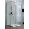 Tamanaco Eco Box Doccia 3 Lati 70X90 Apertura Scorrevole ad angolo - Cristallo: Trasparente