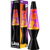 Lava Lite LAVA® - Lampada Lava 2323, cera gialla, liquido viola, base e cappuccio neri, lampada di movimento originale di marca LAVA® da 14,5 pollici