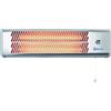 ELICENT | Caldo Lamp 1500 Design, Stufa al Quarzo a Parete per Esterni ed Interni, Regolabile, con Kit Fissaggio, Superficie Riscaldata 18m²
