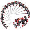 KAFUWELL 14 chiavi a brugola e set di chiavi Torx con impugnatura a T, metrica esagonale H2-H10, chiave Torx TX10-TX50, per fai da te, semplici riparazioni domestiche, auto, bicicletta, con supporto
