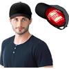 HLMNAKE Cappello per la ricrescita dei capelli, irradiazione della luce rossa e blu, aumenta l'attività dei follicoli piliferi, cura dei capelli anti-caduta dei capelli
