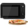 Panasonic NN-GD35QBEPG 29L - Microonde per barbecue, 1000 W, scongelamento automatico, cottura combinata, timer, colore: Nero
