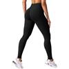 YEOREO Leggings da donna Scrunch Butt a vita alta, senza cuciture, per sport, yoga, fitness, palestra, allenamento, Nero , L