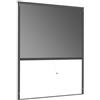 Windhager Cool 03292 - Zanzariera per Finestra con Telaio in Alluminio, Protezione dal Calore, Protezione dalle zanzare, Kit Fai da Te, 130 x 160 cm, Antracite