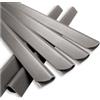 NOOR serraggio Rails, 19 x 1,5 cm, Grigio, Confezione da 25