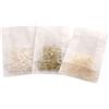 MV-Versand 50 sacchetti in pergamena, 6 cm x 4,5 cm, con fondo piatto, sacchetti di carta piccoli per colla, glitter, coriandoli, trucchi, aghi, ecc. (50)