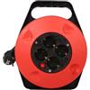 VoltShine Bobina di cavo tedesco a 4 vie, 3G, 1,5, 15 m, colore nero. Ideale per impianti elettrici sicuri ed efficienti, perfetto per uso domestico e industriale.