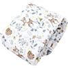 TupTam Tappeto Play Mat Per Bambini e Neonati Coperta 120 x 120 cm Gioco Imbottita XXL, Circa 120 cm/Animali selvatici